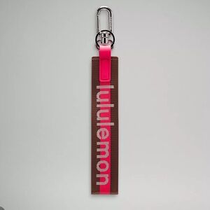 LULULEMON Never Lost Keychain Wordmark